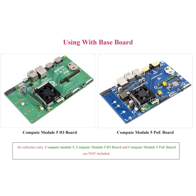 Dedicated 3007 Cooling Fan Compatibe with RPi Compute Module 5,