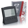 CSL - Funkwecker digital mit Temperaturanzeige - DCF-Funkuhr Reisewecker -