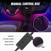Nilight 72 LED USB Interior Strip Lights Dream Color RGB-IC