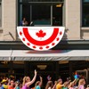 6 x 3 FT Flat Canada Flag Bunting – No-Pleat