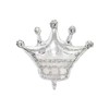 8PCS Large Silver Crown Foil Balloons Party Decorations For Birthday
