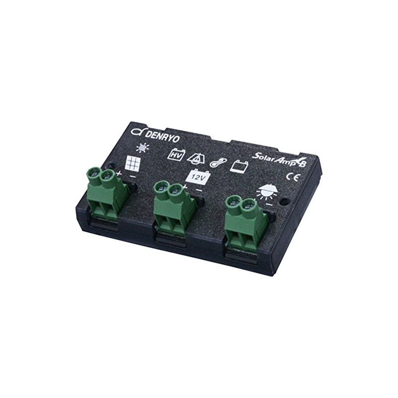 電菱 太陽電池充放電コントローラーSA-BA20（Solar Amp B） 12V/20A PWM denryo