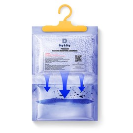 Dry & Dry 3 Packs [Net 14 Oz/Pack] Moisture Absorbers for Home, Basement & Bedroom - Small Dehumidifiers