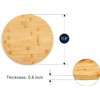 RoyalHouse Natural Bamboo Round Cutting Board for Kitchen, Chopping Boards