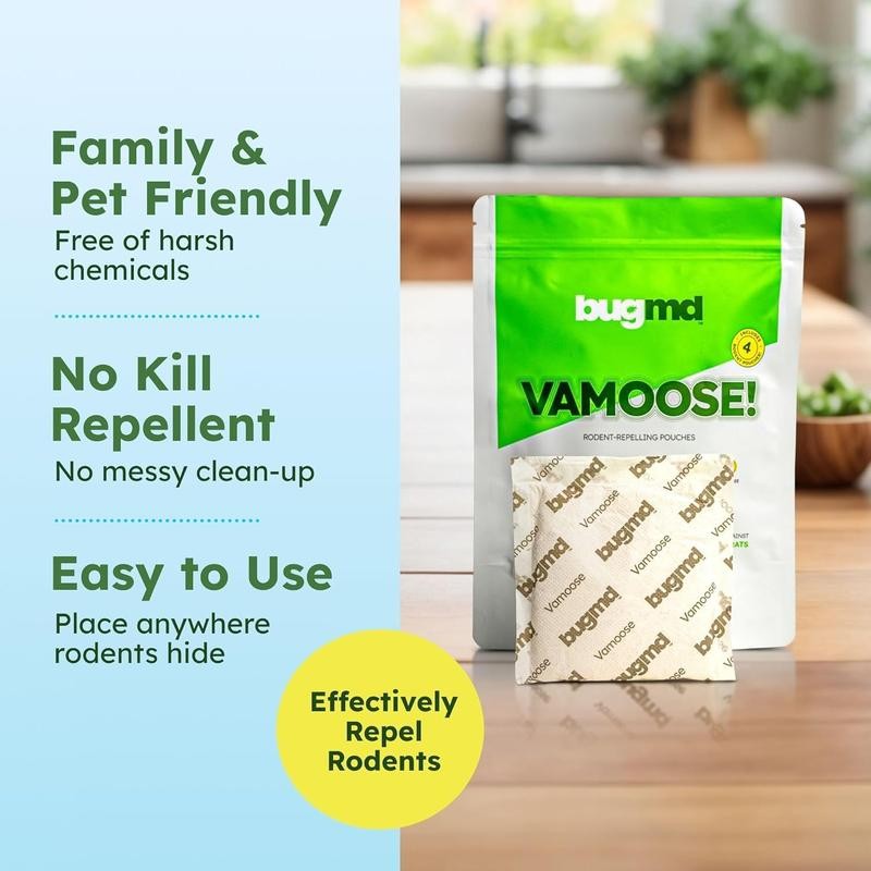 BugMD Vamoose Rodent Repellent â Plant-Powered Mouse & Rat Deterrent