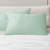 Set of 2 Luxton 100% 1000TC Cotton Pillowcases Standard Size