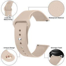 Oumida 3 Pack Garmin Bracelet 20 mm for Garmin Vivoactive 5 / Garmin Venu 2 Plus / Venu Sq / Venu Sq 2 / Venu Sq 2 Music/Vivomove Sport/Vivomove Trend Wristbands, Waterproof Sports Replacement