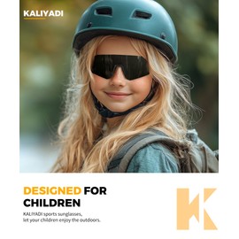 KALIYADI Youth-Baseball-Sunglasses Kids Polarized Sunglasses: Boys Girls Sport Running UV400 Protection Sun Glasses Age 3-12