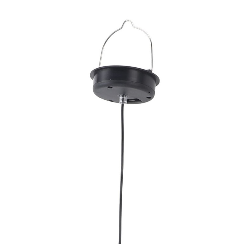 Solar Powered Patio Lamp LED Hanging Light Retro Decorative Lantern