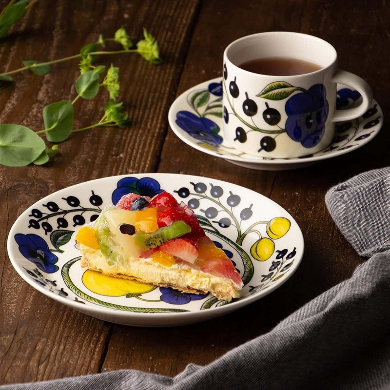 ARABIA Paratiisi Plate Flat, 8.3 inches (21 cm), Classic Colors