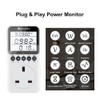 KETOTEK Electricity Usage Monitor with Backlight Power Meter UK Plug