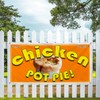 Vinyl Banner Multiple Sizes Chicken Pot Pie Restaurant Cafe Bar