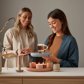 Iced Coffee Candle Scented Decorative Novelty Candles Natural Soy Wax Cute Western Home Bedroom Decor Brown Birthday Women Girfriend Sister Presents