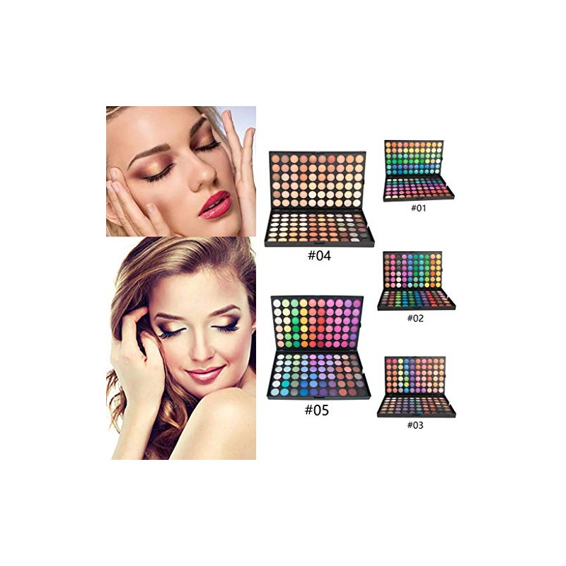 Pure Vie Professional 120 Colors EyeShadow Palette Makeup Contouring Kit