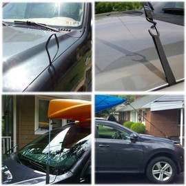 LE KAPMOZ Quick Hood Loops Trunk Anchor Kayak Tie Downs Straps Bow Stern Caneo Transport Secure Lashing Point
