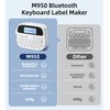 VolenGo M950 Label Maker, Rechargeable Backlit Labeler Machine with Tapes
