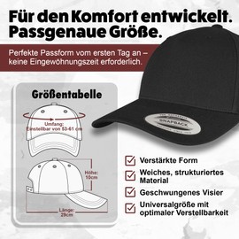 tshirtladen Snapback Schwarz Bundesinstitut für lecker Bierchen – Bier Spruch mit Adler, witzige Männer Snapback für Vatertag, Party, Festival oder Alltag, schwarzes Männer Accessoire