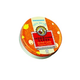 Nin Jiom Herbal Candy- 3 Tins (Tangerine-Lemon)