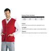 Cashmere Boutique 100% Pure Cashmere Sleeveless Vest Men's Cardigan Sweaters