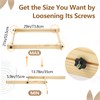 YKANYN Juice Groove Router Jig for Cutting Boards, Adjustable Wooden