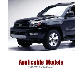 AUTOWIKI Fog Lights for 2003-2005 Toyota 4Runner OEM Replacement Fog Lamps 2PCS With Clear Lens