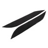 2pcs Headlight Eyebrow Eyelids Trim Decoration Car Light Eyebrow Replacement