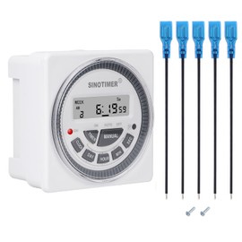 DC/AC 24V Digital Gate Timer Switch - Programmable, Accurate-to-The-Second Control | 24 Volt SINOTIMER Timer Relay