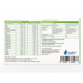Transvital D Suplemento Alimenticio a Base de Omega 3, Extracto de Verdolaga con Vitaminas y Minerales 30 cápsulas