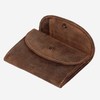 Greenburry 1798-25 Vintage Leather Mini Wallet, Handmade, brown, Vintage