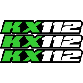 Factory EFX KX112 Swingarm Airbox Number Plate Decals Stickers kx 112 dirtbike graphics