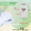 10 Meter 3mm(1/8Inch) Elastic Bungee Shock Cord Stretch String, 25pcs