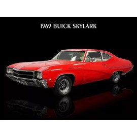 1969 Buick Skylark in Red NEW Metal Sign: 12x16" Free Shipping