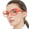 MARE AZZURO Oversized Reading Glasses Women Cat Eye Readers 0