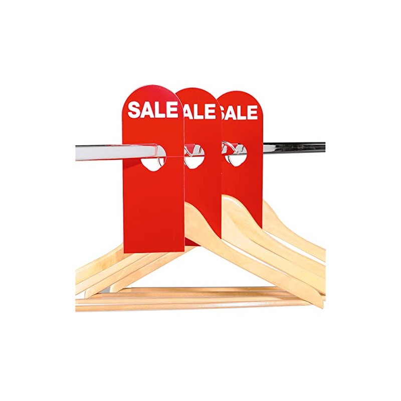 Deco Woerner Salereiter Saleaktion Action Tabs Sale Hangers Red Pack