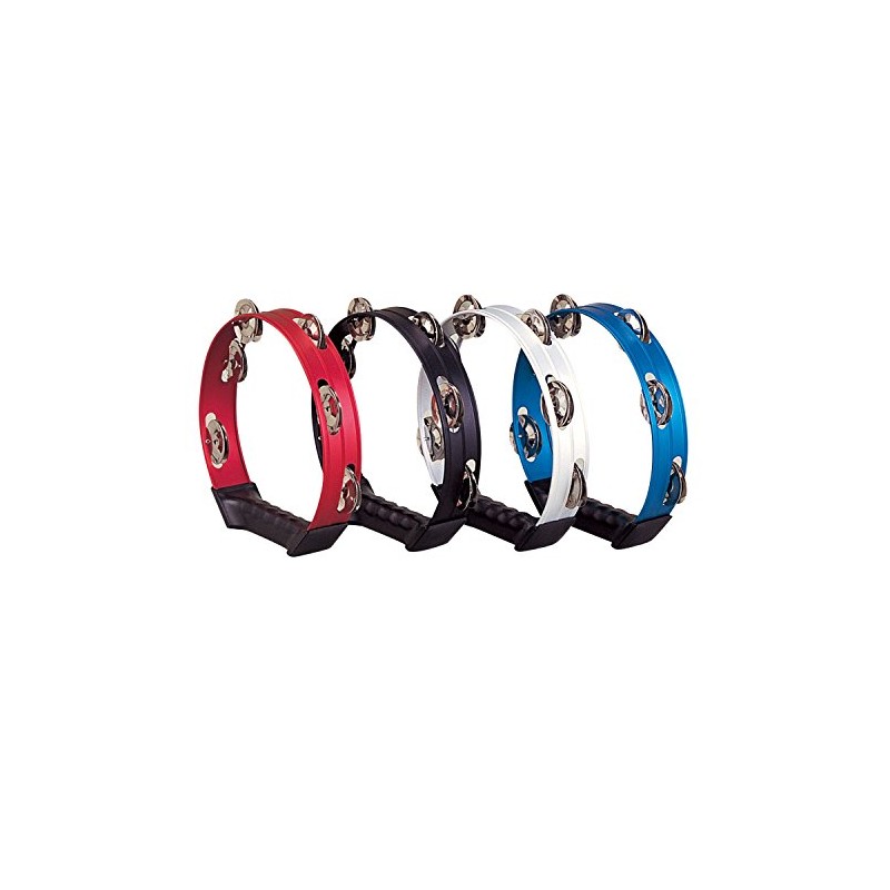 Kikutani Tambourine Aluminum 8 Inch (Diameter Approx 20cm) MM-6H Red