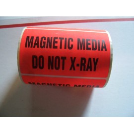 Unbranded/Generic LOT of 25      3x5 , Magnetic Media   Sticky Labels