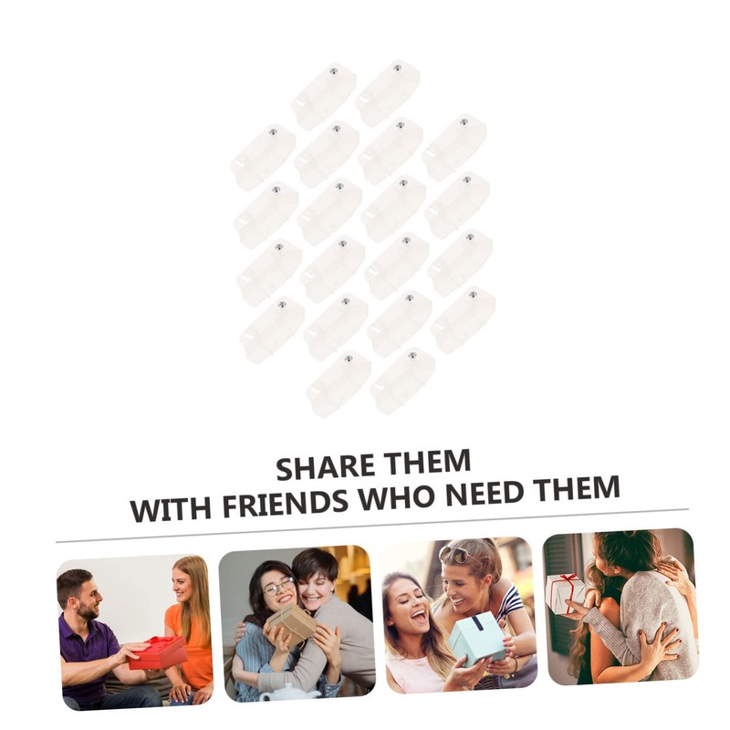 Operitacx 25pcs Ceiling Light Fixing Buckles Durable Rotating Shade Accessories