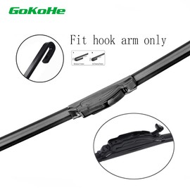 GoKoHe 26" + 16" Windshield Wiper Blades for Honda CR-V Acura RDX 2007-2018 Hyundai Accent 2011-2020 Kia Rio 2012-2020 RAV4 2013-2020 Corolla 2009-2019 Nissan leaf 2011-2020 Front Windscreen Wiper