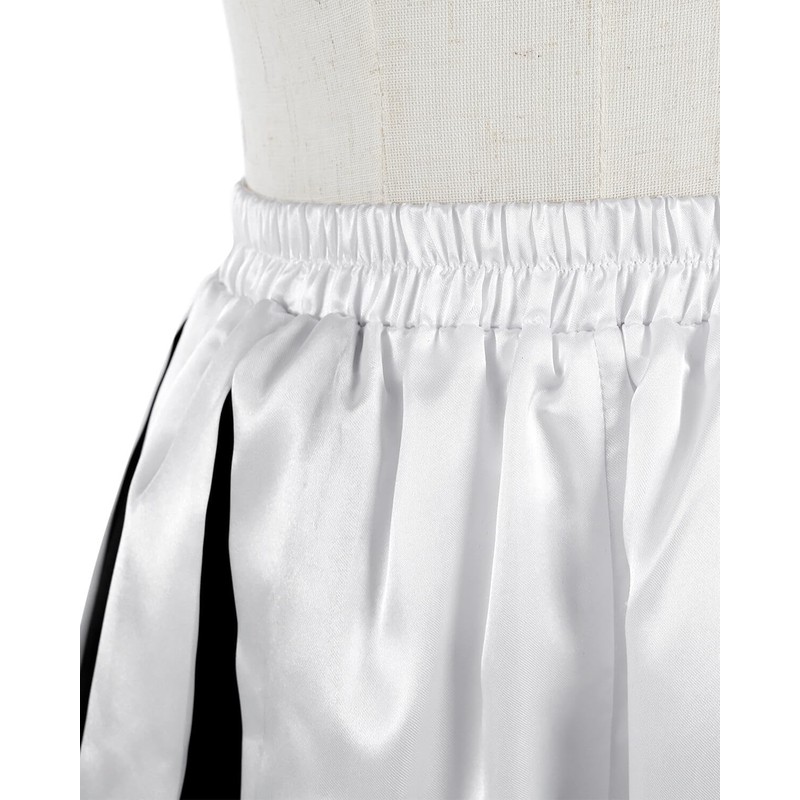 Nuoqi - Pantalones cortos de payaso para mujer, color negro