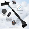 DTXYBC 3-in-1 Car Ice Scraper, Extendable Snow Removal Brush, Removable