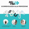 DELFRA 10 - Fermatenda universale per binari per tende, Ferma