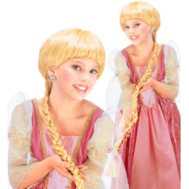 Rapunzel w/ Plait Wig for Fancy Dress Costumes & Outfits Accessory