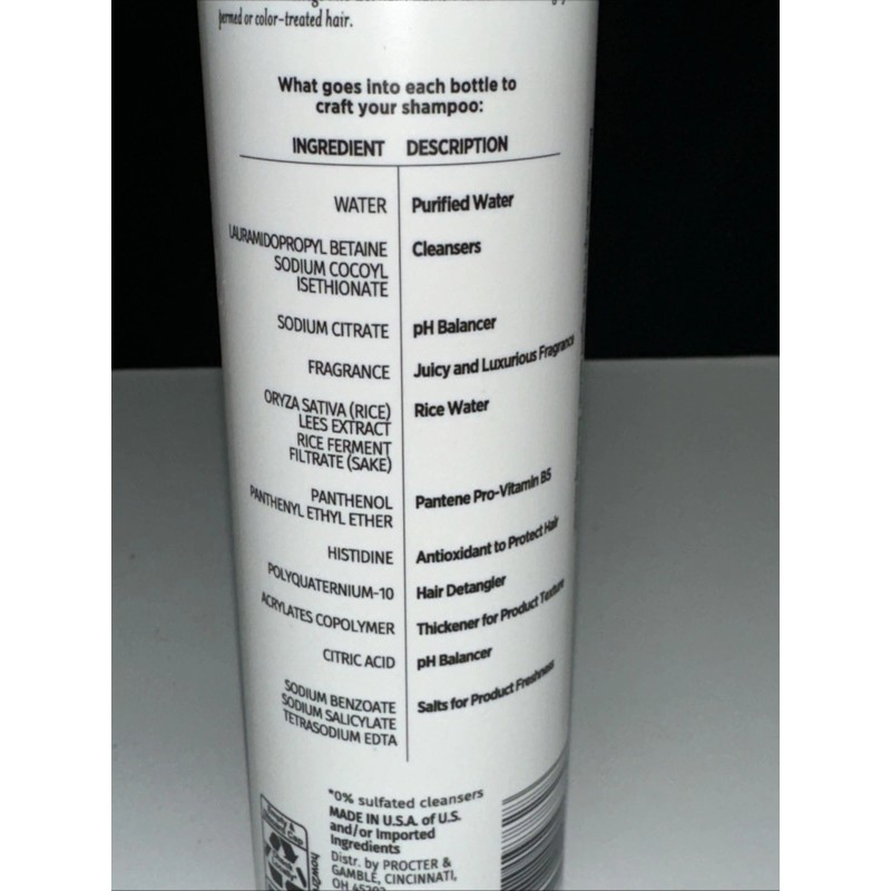 Pantene LOT OF 4- Pantene Unbreakable Lengths Sulfate Free SHAMPOO