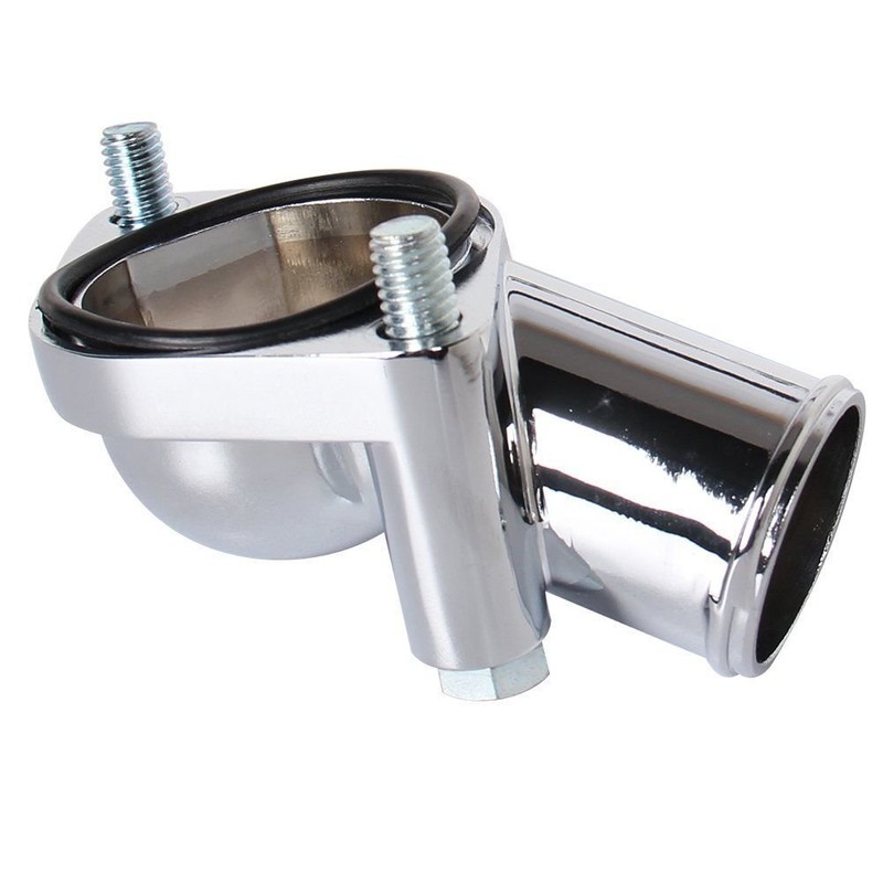 Carbole 21 Degree Chrome Water Neck Thermostat Housing Fit For