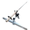 BroCraft Aluminum Rail Mount Rod Holder/Pontoon Boat Square Rail Mount