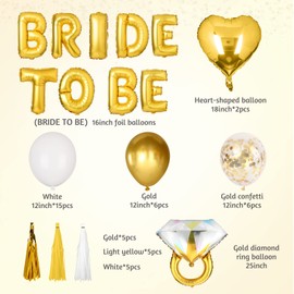 BLOOMIWIN Hen Party Decorations Purple Silver - Purple Bride To Be Balloons Kit Hen Do Accessories Lilac and Silver Bridal Shower Bachelorette Party Decorations Balloons with Tassels Garland