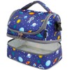 FlowFly Kids Double Decker Cooler Insulated Lunch Bag Large Tote