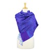 PASKMLNA Paisley Jacquard Pashmina Shawl Wrap Scarf Stole (Purple018123)