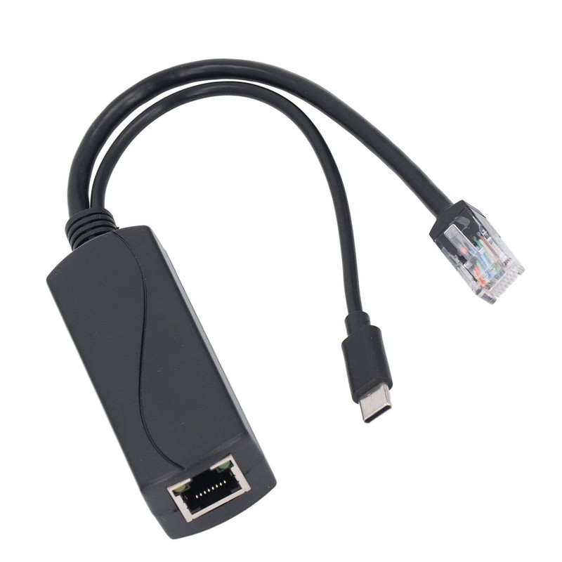 Gigabit PoE Splitter for Pi 5 5B, 5V 4A PoE