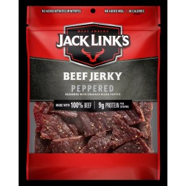 Jack Link's Beef Jerky, Peppered, 10 oz - Boldly Seasoned